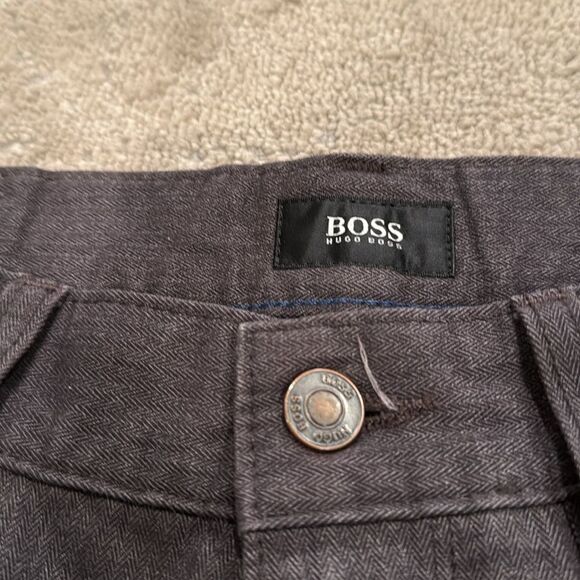 Hugo Boss Maine pants dark grey straight leg size 32/32 - Picture 4 of 9